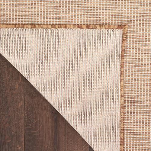 Nourison Home Positano Jute 7' x 10' Area Rug - Easy Clean, Non Shedd...