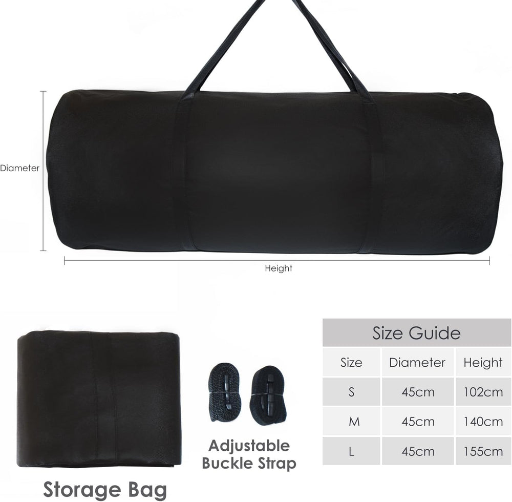 Folding Mattress Storage Bag, Fits 4" Japanese Futon Mattress, Extra Lar...