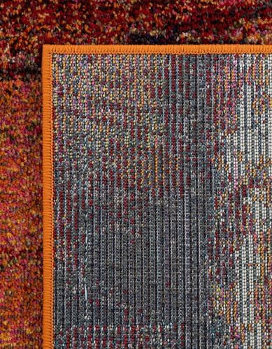 Rugs.com Hyacinth Collection Rug – 5' x 8' Orange Medium Rug Perfect ...