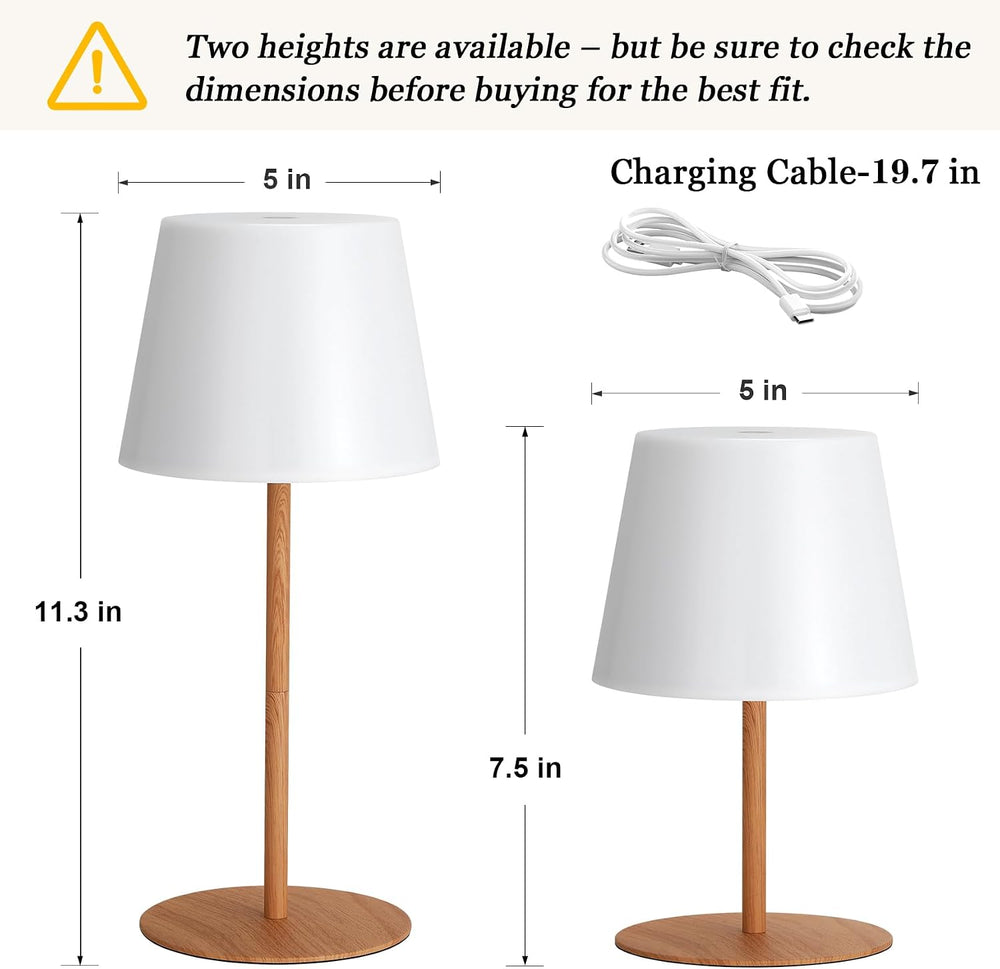Waterproof Shower Lamp, Rechargeable Table Lamp Cordless for Bathroom