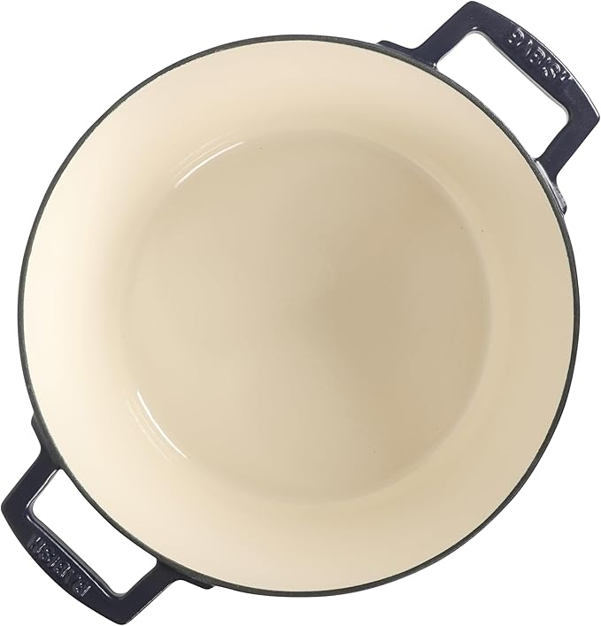 Babish 6-Quart Round Enameled Cast Iron Dutch Oven