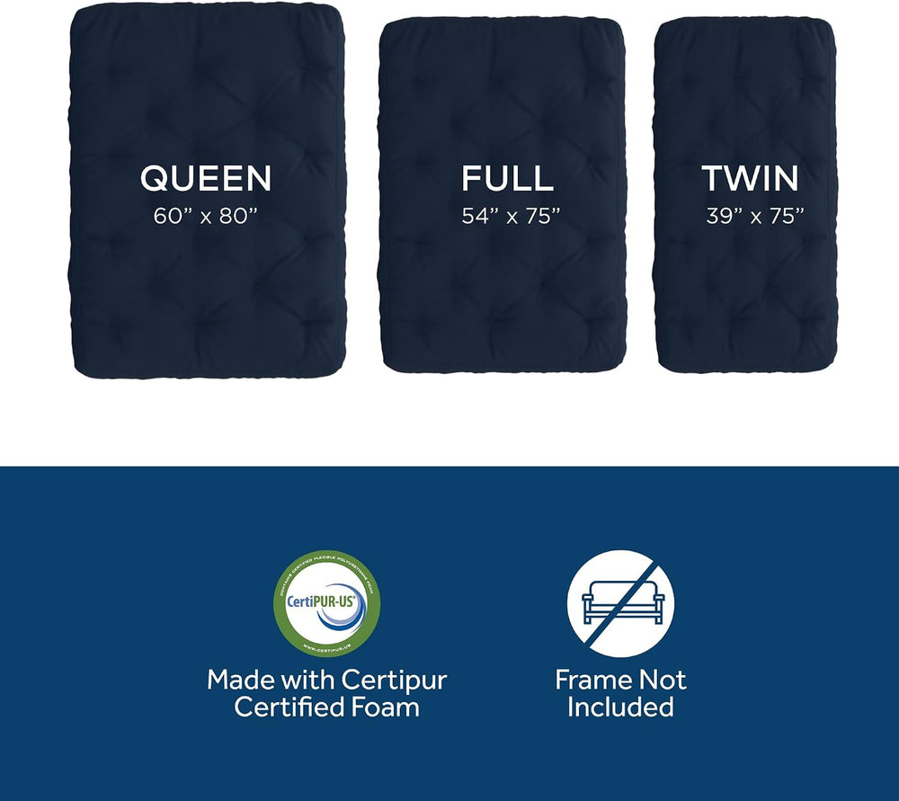 Royal Sleep Products by The Futon Factory | 10 inch Pocket Coil Futon Mattres...