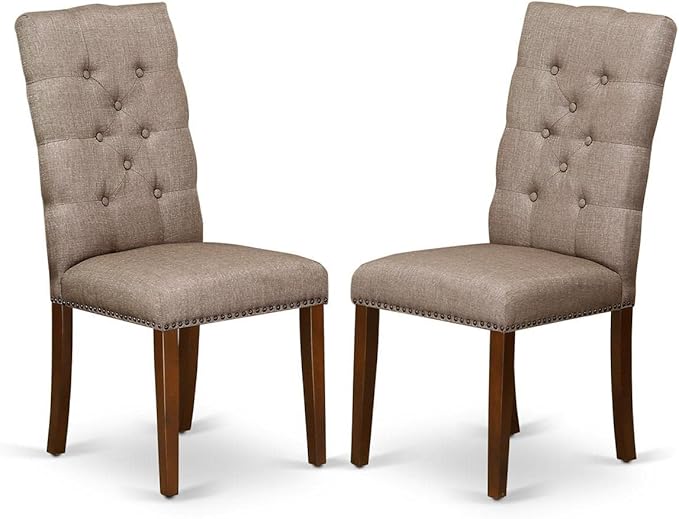 East West Furniture OXEL3-MAH-16 3 Piece Dining Set Contains a Square Dining ...