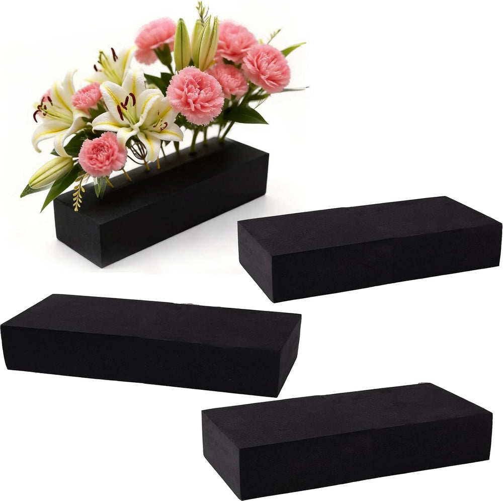 12 Piece Reusable Floral Foam Blocks, 11.8 x 4.7 x 2 Inch, Water Resistant, f...