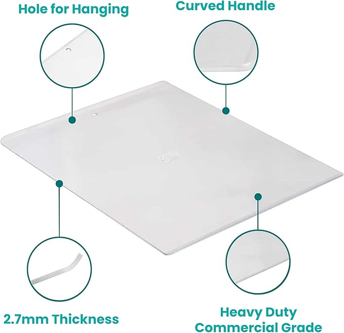 Baker's Secret 2pcs Large Flat Cookie Sheet 18" x 14" Aluminum ...