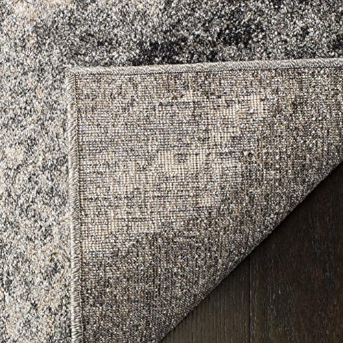 SAFAVIEH Retro Collection Area Rug - 5'3" x 8', Grey & Ivory...