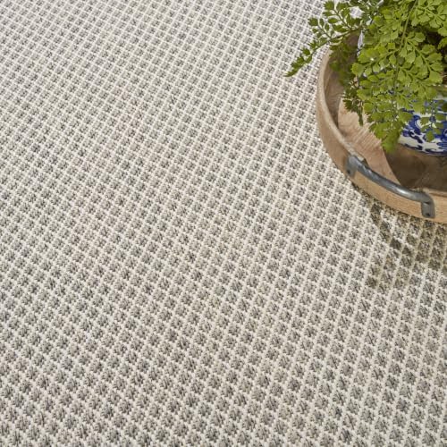 Nourison Home Courtyard 8' x Square Indoor/Outdoor Serged Edges Square Ar...