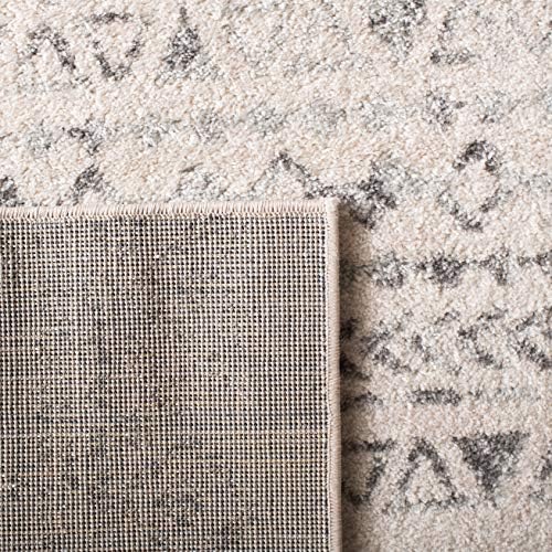 SAFAVIEH Tulum Area Rug 8'x10', Boho Ivory & Grey TUL268A