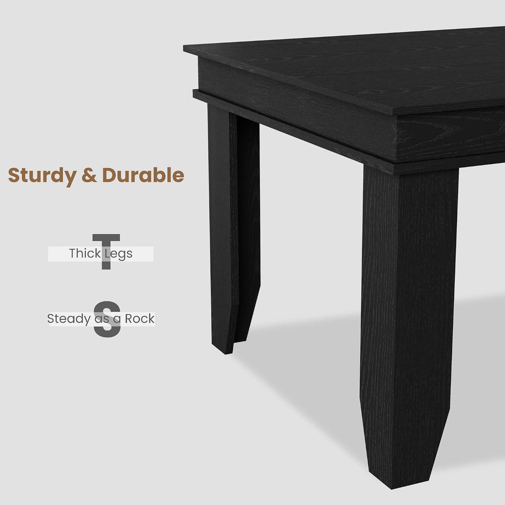 GAOMON 71" Long Farmhouse Dining Table for 6-8 People