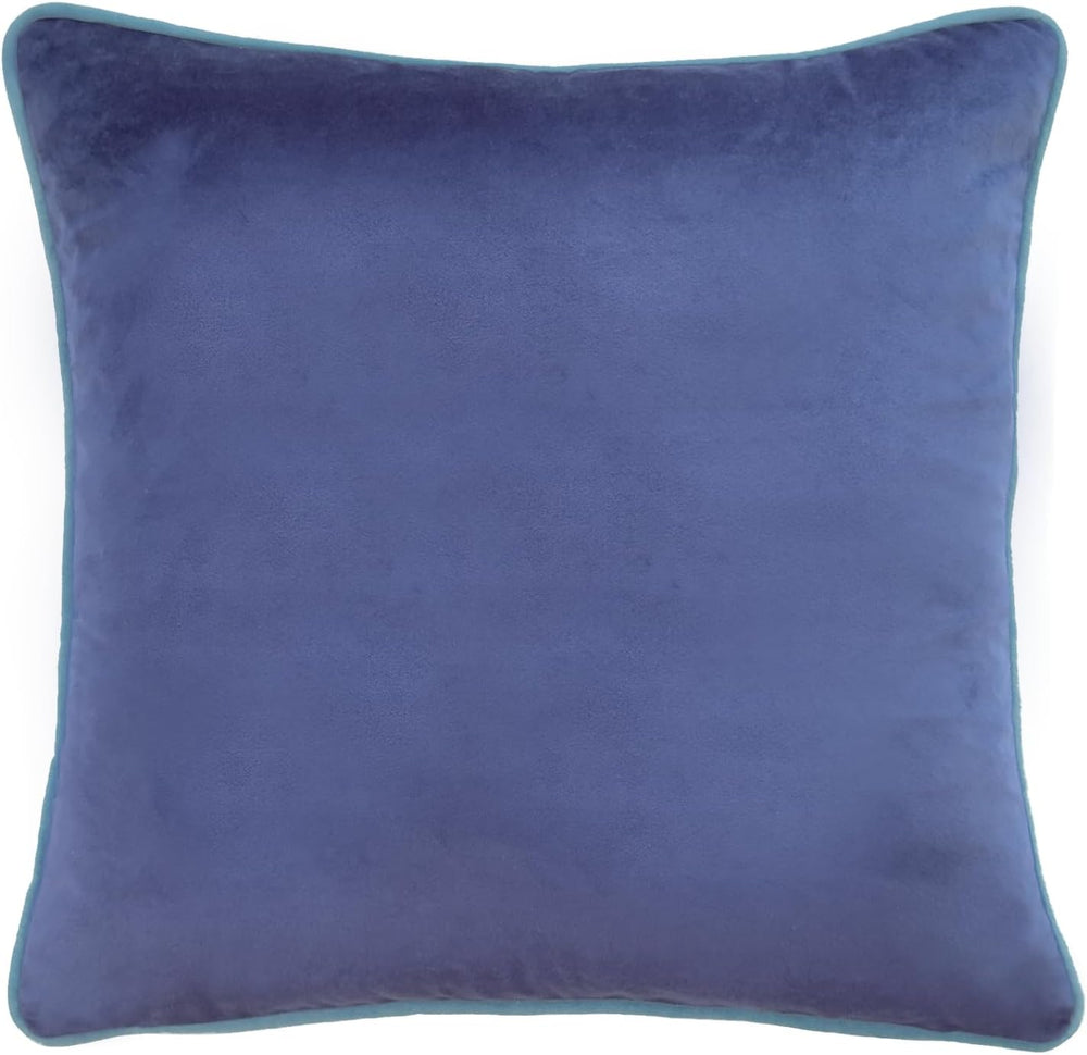 Teal Blue Coastal Decorative Throw Pillow Covers, Set of 4, 18x18 Inch Beach ...