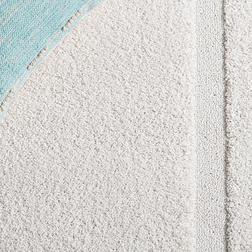 SAFAVIEH Florida Shag Rug 8'x10', Soft Plush Modern Cream SG454-1111