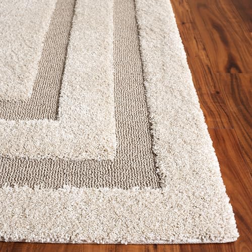 SAFAVIEH Florida Shag Collection Runner Rug - 2'3" x 8', Beige &...