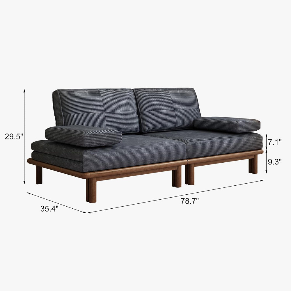 Lartis 78.7" Sofa Bed, Sleeper Pull Out Couch, Modern Couch Convertible ...