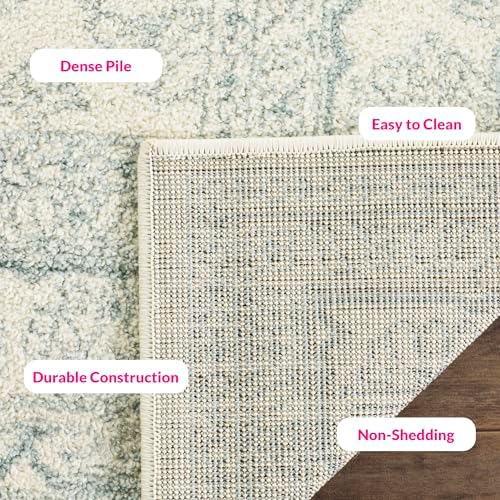 SAFAVIEH Adirondack Area Rug 8x10, Large Ivory & Slate ADR108S