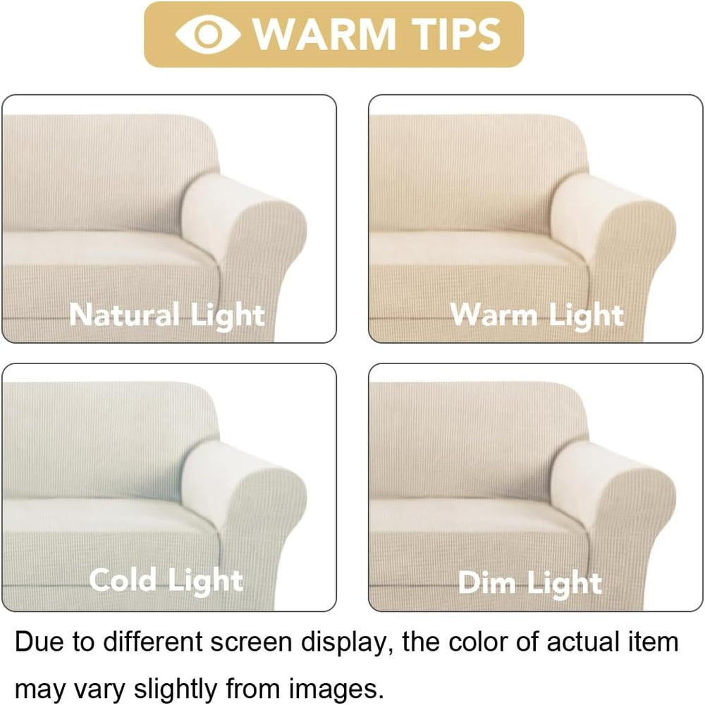 H.VERSAILTEX Stretch Slip Covers for Armchairs Chair Slipcovers for Living Ro...
