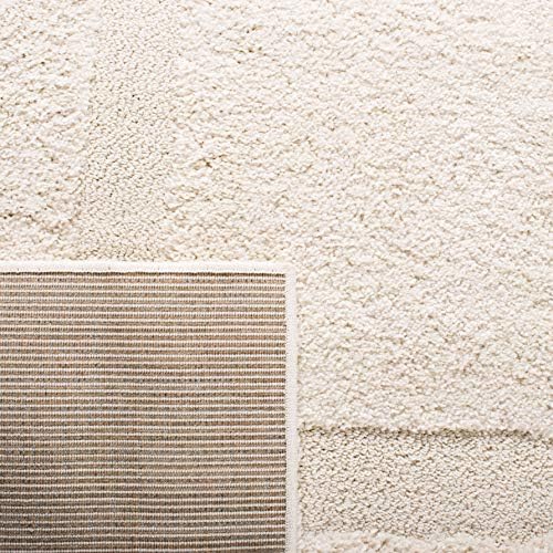 SAFAVIEH Florida Shag Rug 8'x10', Soft Plush Modern Cream SG454-1111