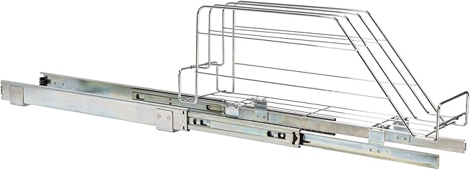 Household Essentials Glidez Multipurpose Chrome-Plated Steel Pull-Out/Slide-Out
