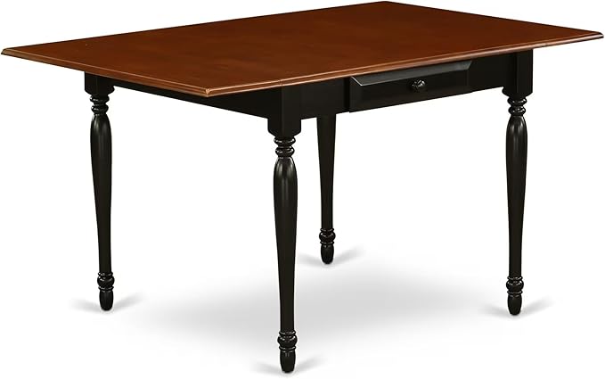 East West Furniture MZDA5-BCH-W 5 Piece Dining Room Furniture Set Includes a ...