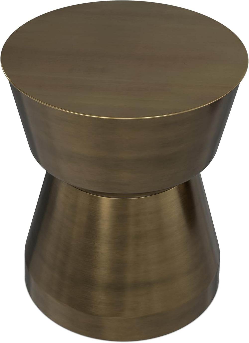SIMPLIHOME Allegra Metal Table - 16 inch Wide Solid Iron Round Side Table in ...