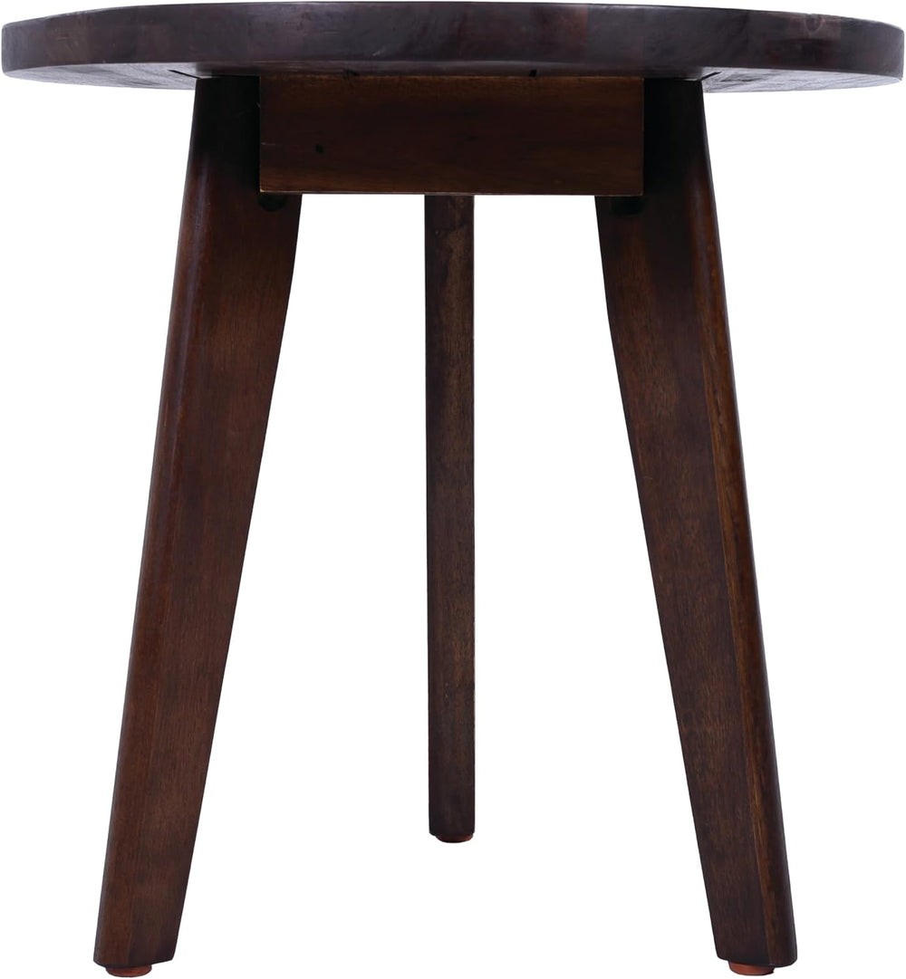 Christopher Knight Home Sante Round Outdoor Side Table, Acacia Wood Small Out...