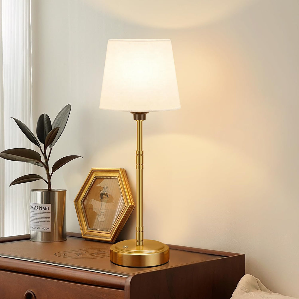 Cordless Table Lamps Set of 2 – Battery Operated Lamp with 7500mAh Rechargeab...