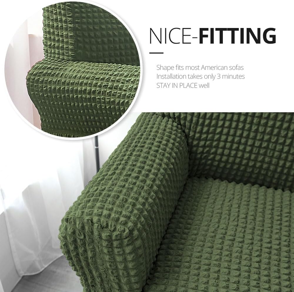 NICEEC Arm Chair Covers Armchair Covers Universal Slipcovers with Skirt