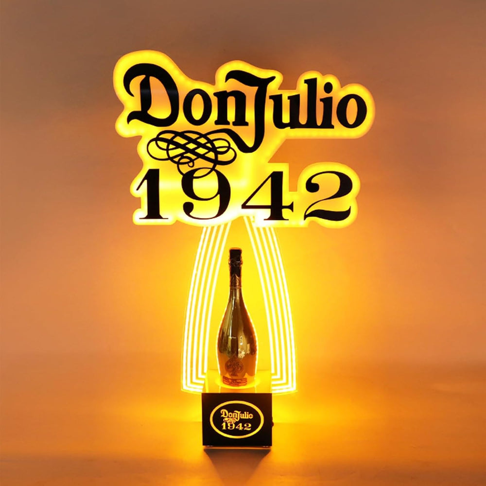Customizable Logo Glowing Wine Bottle Display Stands Acrylic Bottle Display S...
