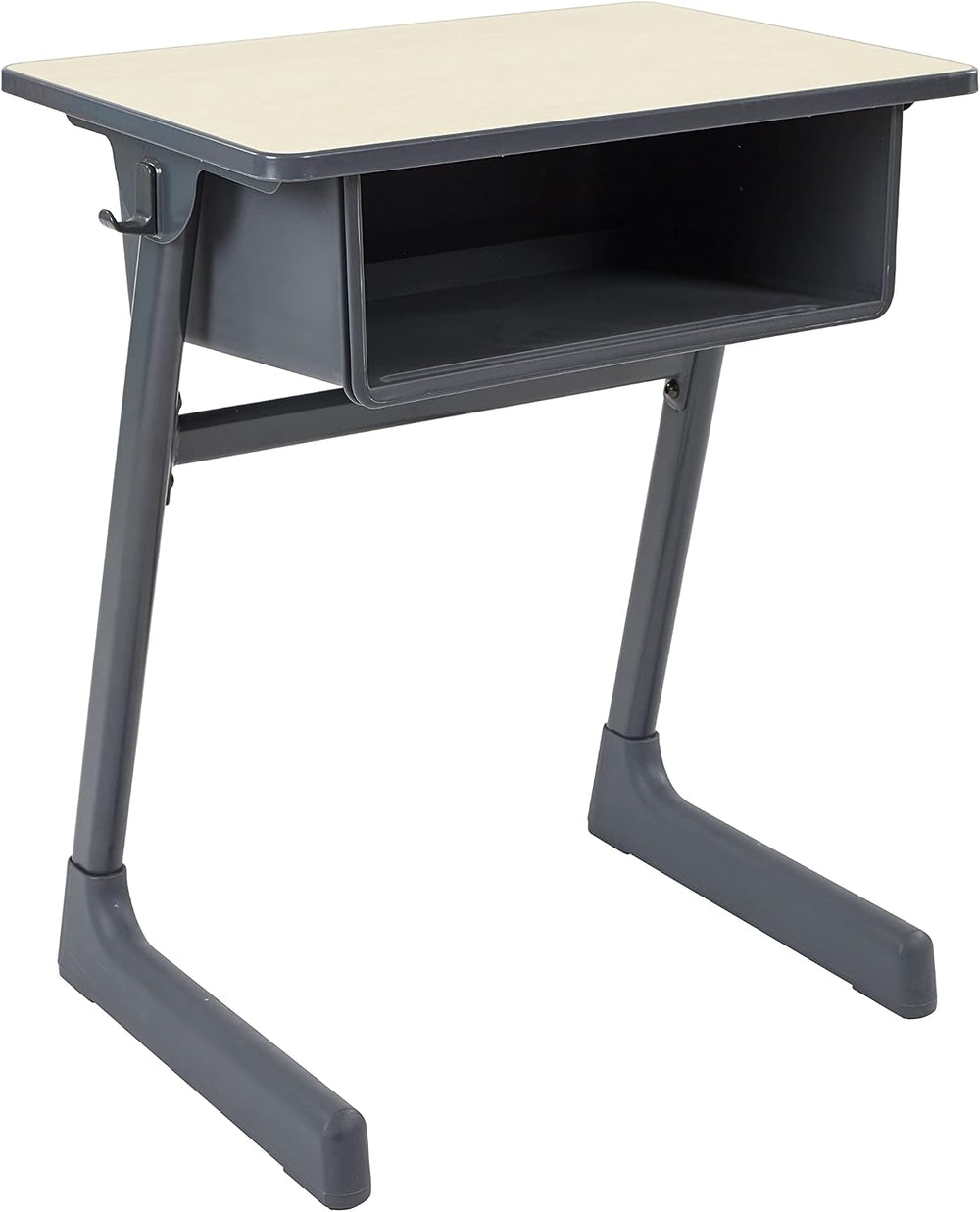 ECR4Kids Cave Open Front Desk with Plastic Book Box, Classroom Furniture, Map...