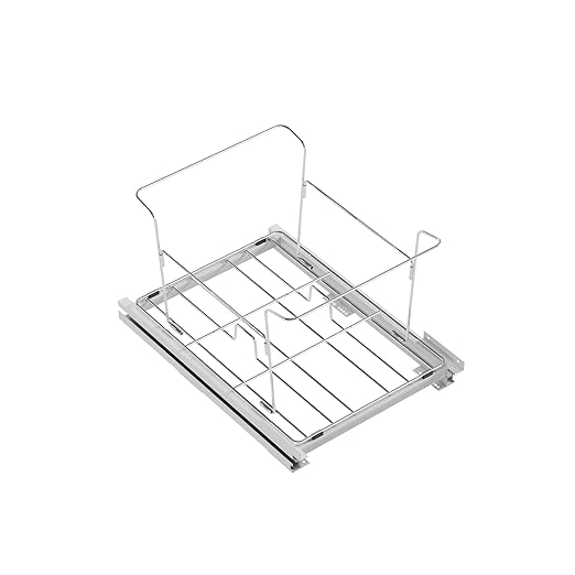 Dowell B18 Aluminum Base Wastebasket Pullout