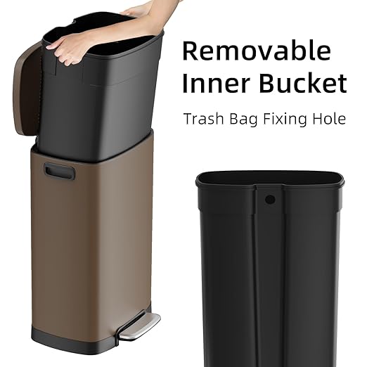 KUK 13 Gallon Kitchen Trash Can
