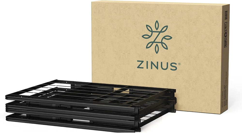 Zinus SmartBase Tool-Free Assembly Mattress Foundation, 14 Inch Metal Platfor...