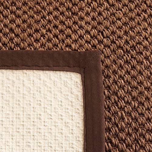 SAFAVIEH Natural Fiber Accent Rug 2'x3', Coastal Chocolate NF525D