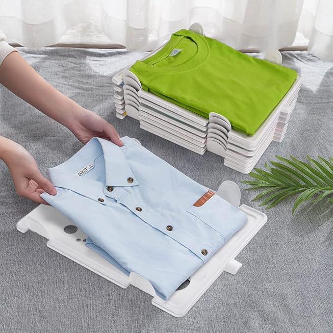 Accenter Tshirt Organizer for Clothes Storage, Stackable Closet Organizer