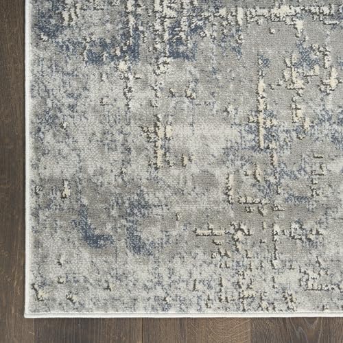Nourison Home Concerto Dark Grey 7'10" x 9'10" Area Rug - E...
