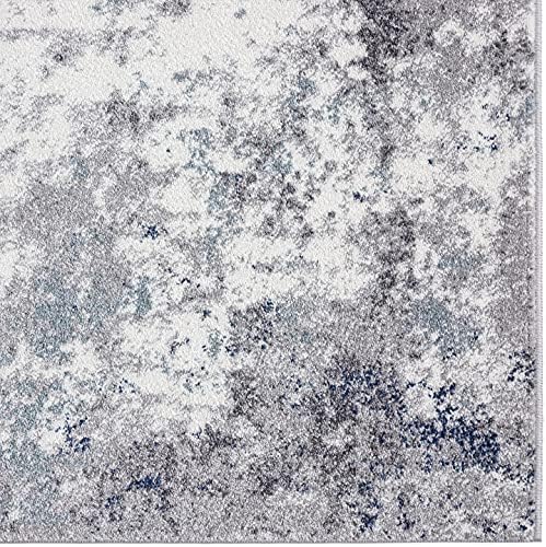 LUXE WEAVERS Abstract Medium Pile Area Rug Ivory 5x7