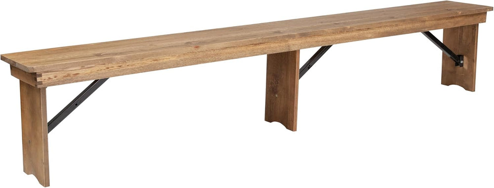 Flash Furniture Hercules Series 8' x 12' Commercial Grade Rustic Soli...