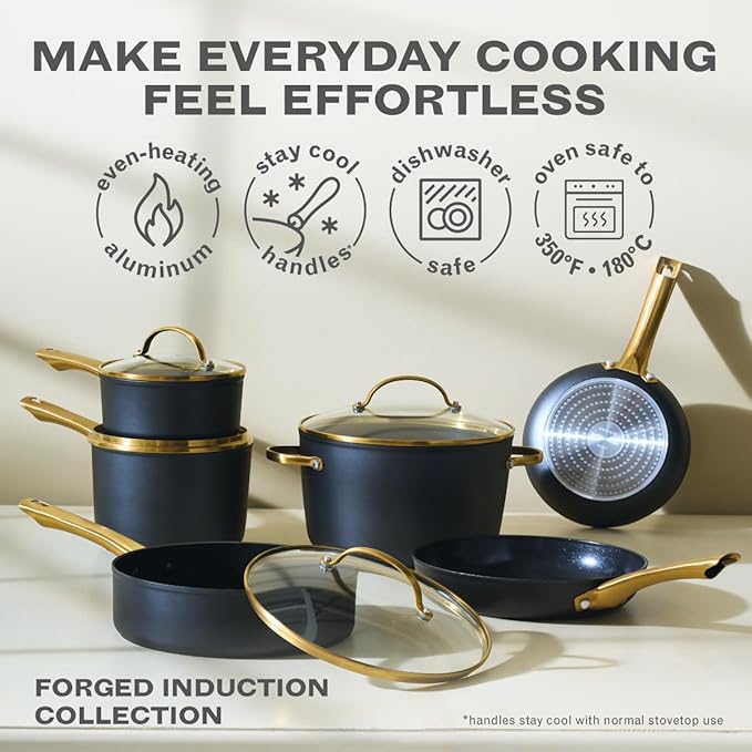 Farberware Forged Induction Ceramic Nonstick Cookware Set