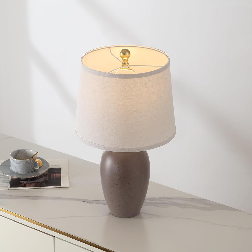 AIEAMPDO 21'' Set of 2 Farmhouse Ceramic Small Table Lamps for Living...