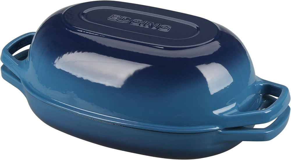 EDGING CASTING Enameled Cast Iron Oval Dutch Oven Pot