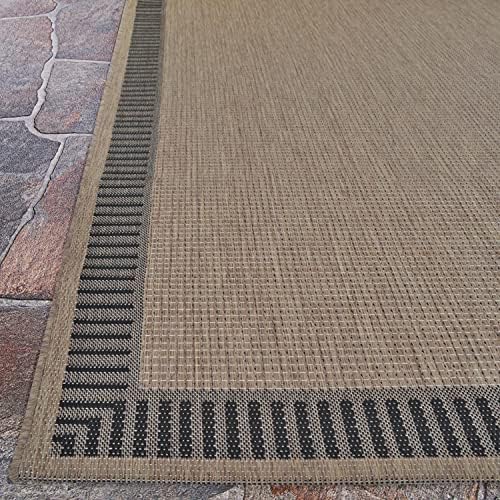Couristan Recife Indoor Outdoor Rug - Wicker Stitch 2'3" x 7'10&...