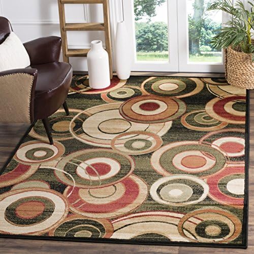 SAFAVIEH Lyndhurst Collection Area Rug - 9' x 12', Black & Multi,...