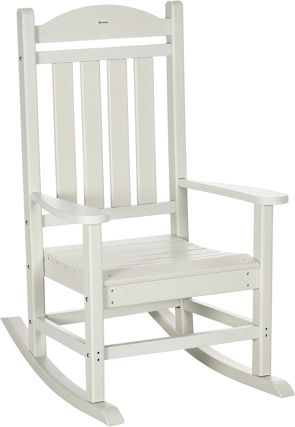 Outsunny Outdoor Rocking Chair, All Weather-Resistant, 350lbs,