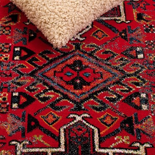SAFAVIEH Area Rug 11x15 - Vintage Hamadan Collection - Large - Red & Mult...