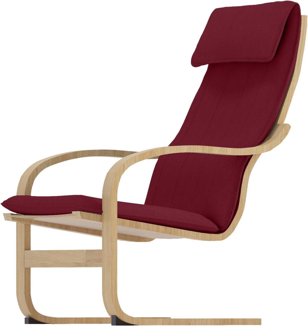 The Cotton Poang Chair Cover Replacement is Compatible with IKEA Poang Armcha...