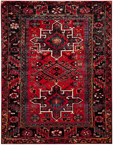 SAFAVIEH Area Rug 11x15 - Vintage Hamadan Collection - Large - Red & Mult...