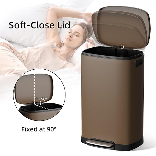 KUK 13 Gallon Kitchen Trash Can
