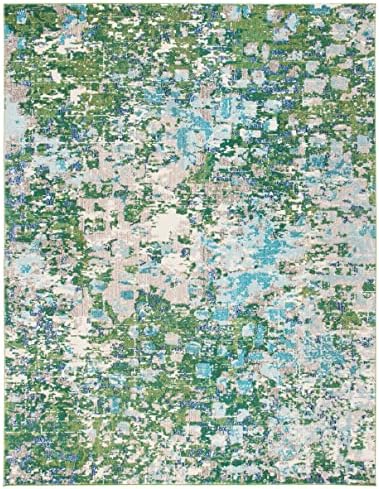 SAFAVIEH Madison Area Rug 8'x10', Modern Green & Turquoise MAD425Y
