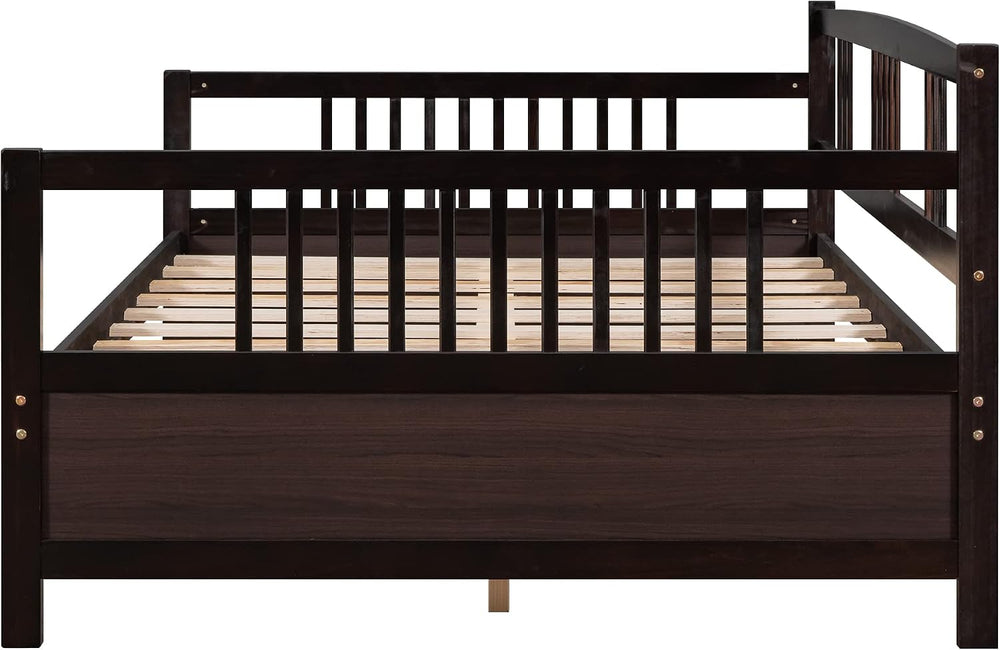 Merax Daybed Full, Full Daybed Wooden Slats Support Modern Living Daybed with...