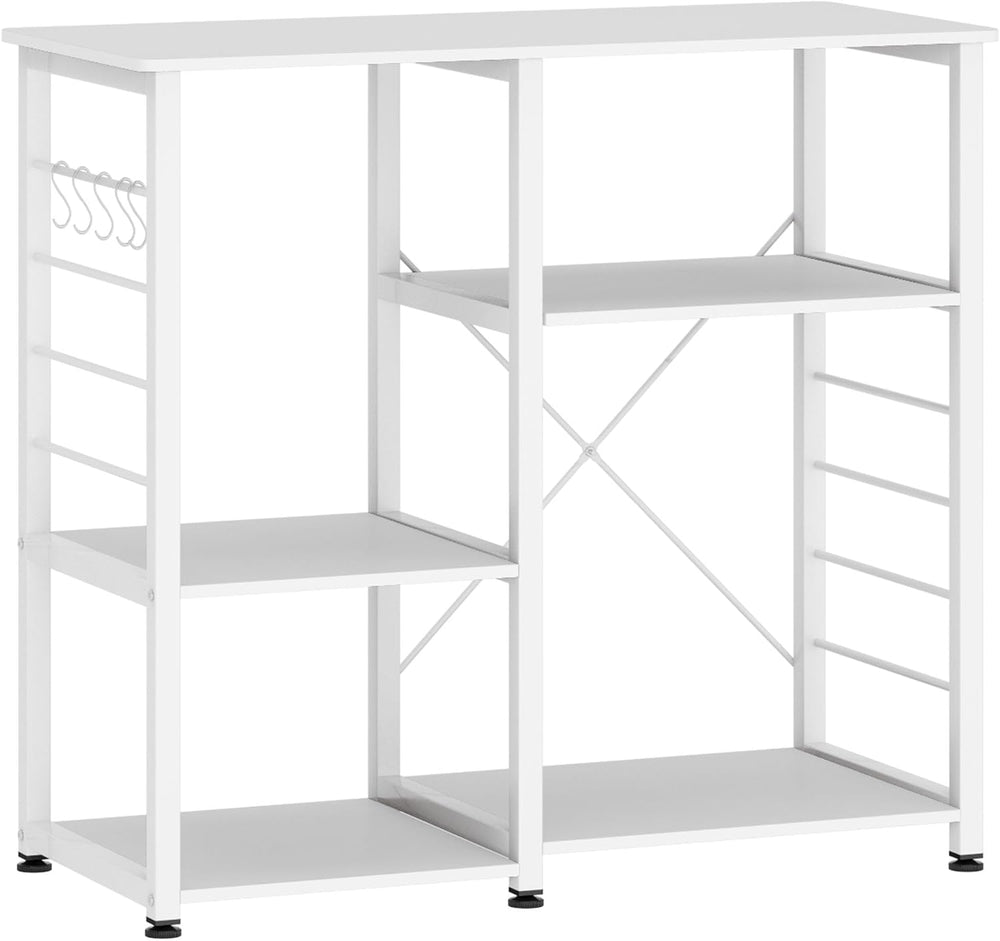 sogesfurniture Kitchen Baker's Rack, Utility Microwave Oven Stand 3-Tier ...