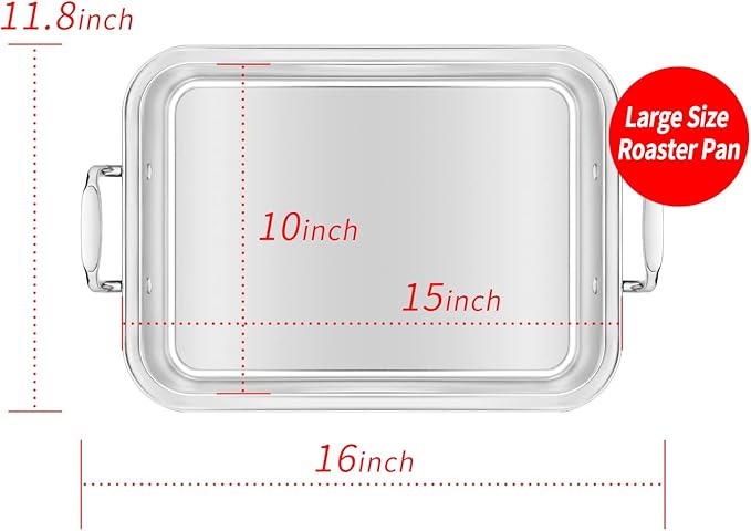 15 Inch Stainless Steel Roasting Pan